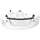 AcquaVapore Whirlpool Eckbadewanne 140 x 140 cm (W05H-SC)