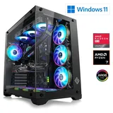 CSL Gaming-PC M12310H AMD Ryzen 7 9800X3D 5,2 GHz 32 GB RAM 2000 GB SSD Radeon RX 9070 XT Windows 11 Home