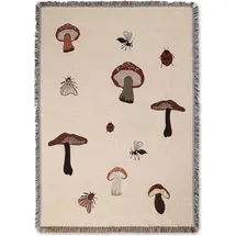Ferm Living Forest Decke 120 x 170 cm Beige