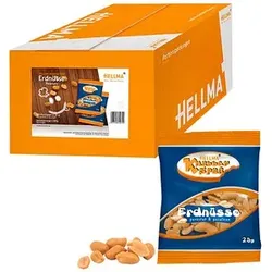 HELLMA Knabberspaß Erdnüsse 100x 25,0 g