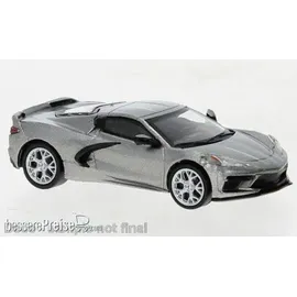 PCX87 PCX870674 - Chevrolet Corvette (C8) Stingray grau 1:87