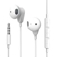 Kabelgebundene In-Ear-Kopfhörer mit Mikrofon, Lautstärkeregler, geräuschisolierend, 3.5 mm Klinkenstecker, leichte Kopfhörer für Samsung, Huawei, iPad, iPhone, iPod, Xiaomi, PC, Tablets, MP3 und mehr