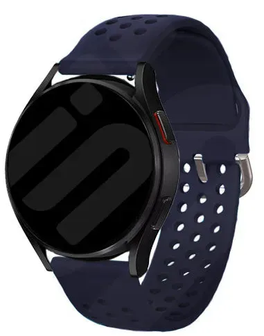 Strap-it Oneplus Watch Armband Silikon für OnePlus Watch 4  - 47mm - Dunkelblau - Schnallenverschluss