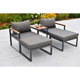 Merxx Lindos Lounge Set 11-tlg. grau