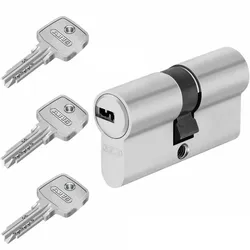 ABUS EC550 Profilzylinder Schließzylinder Zylinder Türzylinder Not/Gefahr 3Schl., Länge: Mehrschlüssel