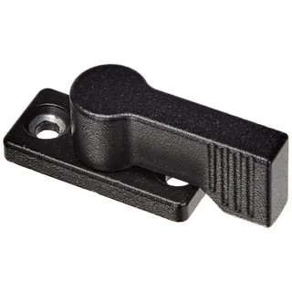 Halder 24101.0202 Drehriegel, Schwarz, d1=17 mm