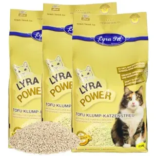 Lyra Pet 7,5 kg Lyra Pet® Tofu Katzenstreu klumpend