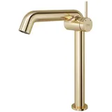 Emke Wasserhahn Bad 332 x 220 x 76 mm Champagnergold Wasserhahn Waschtischarmatur Mischbatterie