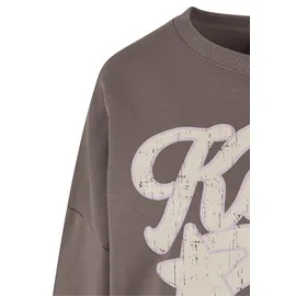 Karl Kani Woven Signature Star Logo Crew Pullover - Braun