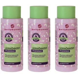 3x bellybutton Mama Verwöhnzeit Pflegebad,mit Rückfettern 300 ml NEU