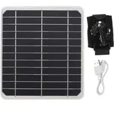 WOHPNLE Solarpanel, 20 W 5 V 2 A Monokristallines Solarpanel Mit USB-Typ-C-DC-Anschluss, Tragbares Wasserdichtes Solar-Ladegerät, Mini-Solarpanels Für Outdoor-Aktivitäten Camping Klettern