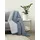biberna Tagesdecke Sherpa 150 x 200 cm Taubenblau