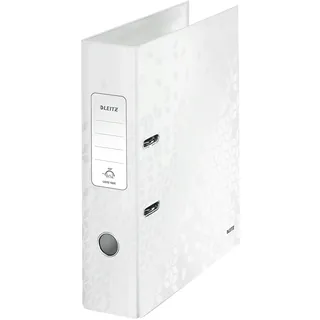 Ordner WOW, 180 Grad, DIN A4, 80 mm, perlweiß