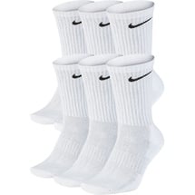 Nike Everyday Cushioned Crew-Trainingssocken 6er Pack White/Black 34-38