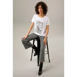 Aniston CASUAL Shirtbluse ANISTON CASUAL Grau/Weiß 40