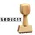 kompatible Ware Textstempel Gebucht Holz 1 St.