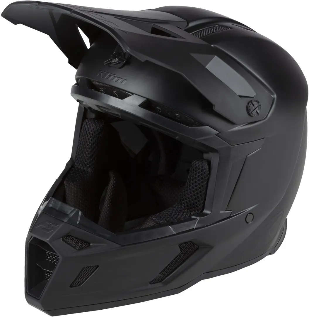 Klim F5 Koroyd OPS Carbon Motocross Helm, schwarz, Größe S für Männer