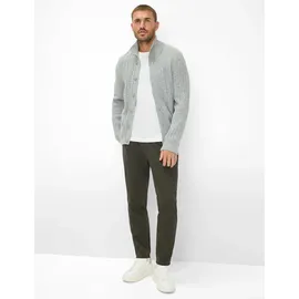 Brax Herren, Strickjacke Style JEFF platin, hellgrau, Gr. 5XL