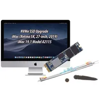 2TB NVMe SSD Upgrade Apple iMac A2115 Retina 5K 27 inch 2019 inkl. Tools