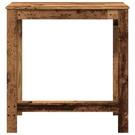 vidaXL Bartisch Altholz-Optik 102 x 50 x 103,5 cm Braun