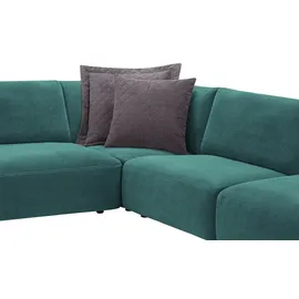 Musterring Ecksofa Lucia ¦ türkis/petrol ¦ Maße (cm): B: 300 H: 81 T: 266.0