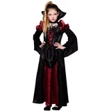 Boland - Kinder-Kostüm Vampir-Königin, verschiedene Größen, Kleid mit Halsband, Halloween, Kinderkostüm, Mottoparty