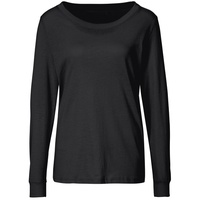 VIVANCE DREAMS Damen Pyjamaoberteil schwarz Gr.40/42