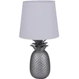 NÄVE Tischleuchte Ananas Silber 1 St.