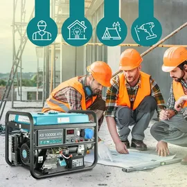 Könner & Söhnen KS 10000E ATS Stromerzeuger Generator Benzin Notstromaggregat 8000W mit E-Start