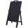 Proregal Werbetafel 66x37x27cm Shabby-Look Vintage Dunkelgrau