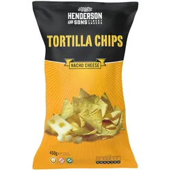 HENDERSON & SONS Nacho Cheese Tortilla Chips XL Packung 450g