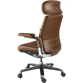 ac angel cerda Drehstuhl Kunstleder Braun