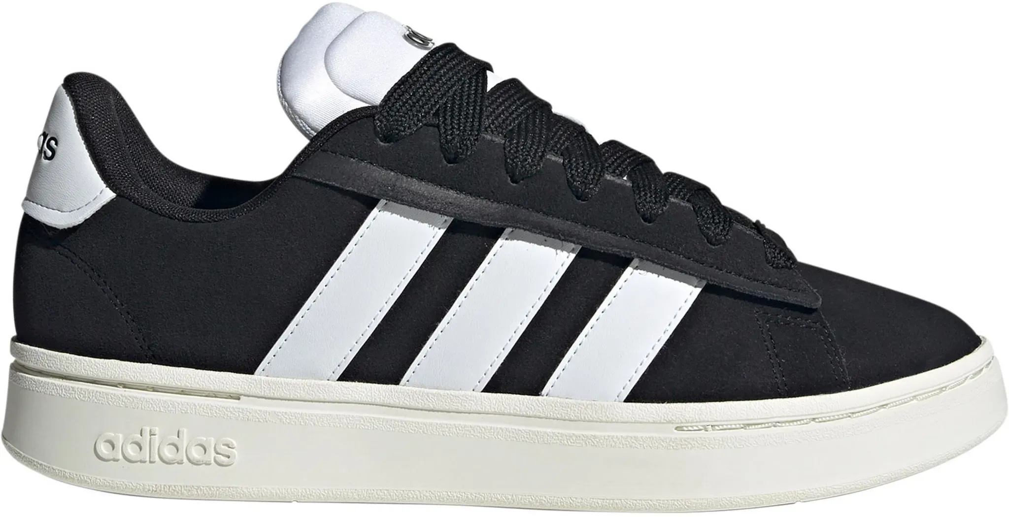 adidas Grand Court Alpha Sneaker in coreblack-ftwwhite-offwhite, Größe 37 1/3 - schwarz