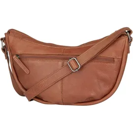 The Chesterfield Brand Clarita Umhängetasche Baumwolle/Leder Cognac
