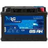 NRG Autobatterie 85Ah 12V 810A/EN Starterbatterie ersetzt KFZ Auto Batterie 80AH