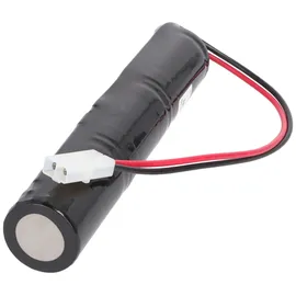 AccuCell Notleuchtenakku NiCd 3,6V 4500mAh L1x3 Mono D mit 200mm Kabel einseitig ersetzt 3,6 V Akku