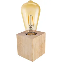 Osram Tischleuchte 1906 Edison E27 2,5W, 2400K, Holz braun, 220 lm, Vintage-Stil, austauschbar
