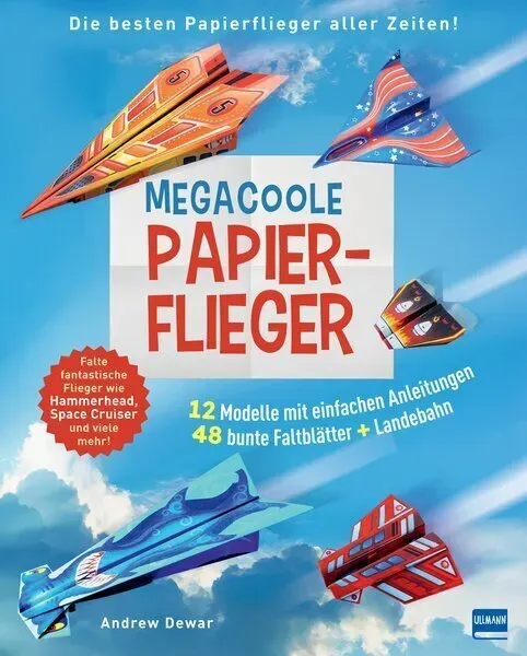 Megacoole Papierflieger  M. 1 Beilage - Andrew Dewar  Kartoniert (TB)
