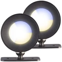 Lunartec CCT-LED-Wandlampen (MPNR) schwarz