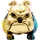 Kare Spardose Mad Dog 26cm",