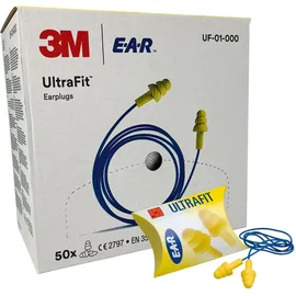 3M E-A-R Ultrafit Gehörschutzstöpsel 32 dB einweg 50 Paar