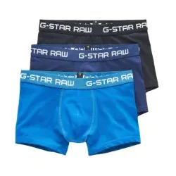 G-Star für Herren. D05095-2058-8528 Pack 3 Boxershorts Klassisch Blau (XL), Heimtextilien, Baumwolle
