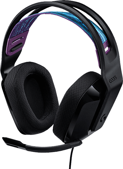 LOGITECH G335, kabelgebundenes Gaming-Headset, Over-ear Gaming Headset Schwarz