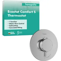 Hansgrohe Ecostat Comfort S Duschthermostat Unterputz für 1 Verbraucher Chrom 33714000