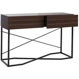 Mendler Konsolentisch Walnuss 81 x 120 x 40 cm