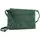 Allgäu Rebell Blümchen Umhängetasche Leder Green