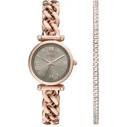 Fossil Uhren-Set CARLIE ES5378SET - roségold