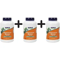 (540 g, 162,69 EUR/1Kg) 3 x (NOW Foods Magnesium Malate, 1000mg - 180 tabs)