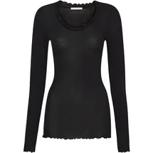 seamless basic Funktionstop SEAMLESS BASIC "Seamless Basic Top Cotton", Damen, Gr. S/M, schwarz, Obermaterial: 100% Baumwolle, Tops