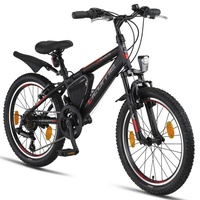 Licorne Bike Guide Premium Mountainbike in 20, 24 und 26 Zoll - Fahrrad für Mädchen, Jungen, Herren und Damen - Shimano 21 Gang-Schaltung,